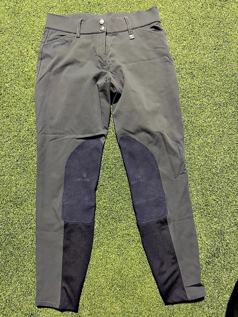 ROMPH Equestrian Riding Pants in dark Gray & Navy